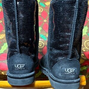 UGG Black Sequin Boots